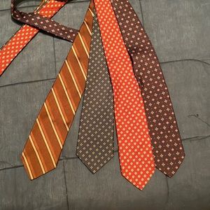 4 vintage Brooks Brothers ties